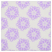lila Mandala, weiß Stoff (Muster)