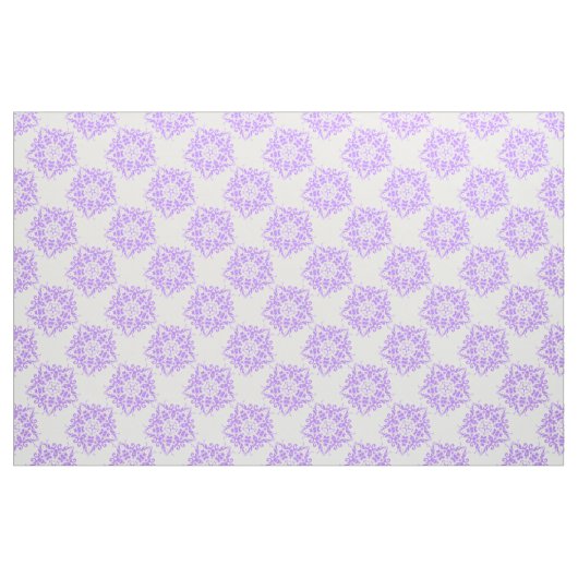 lila Mandala, weiß Stoff (Fat Quarter (45,7 x 55,9 cm))