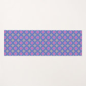 Lila Mandala Yogamatte (Vorderseite (Horizontal))