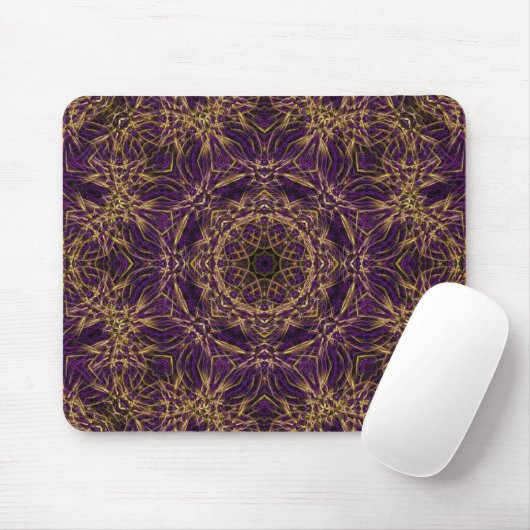 Lila Mandalahippie-Muster Mousepad (Mit Mouse)