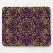 Lila Mandalahippie-Muster Mousepad (Vorne)