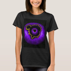 Lila Mandelbrot In Einem Mandelbrot T-Shirt