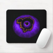 Lila Mandelbrot in Mandelbrot Mousepad (Mit Mouse)