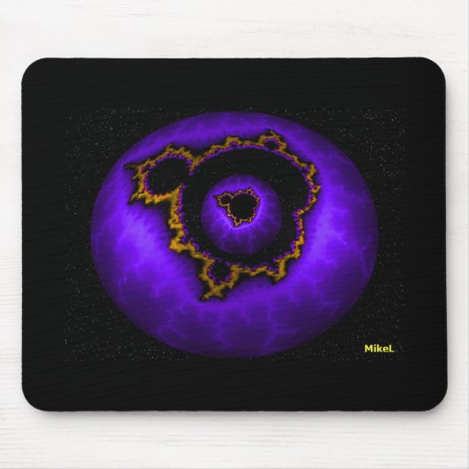 Lila Mandelbrot in Mandelbrot Mousepad (Vorne)