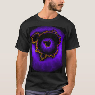 Lila Mandelbrot innerhalb eines Lila Mandelbrot T-Shirt
