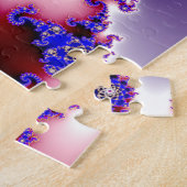 Lila Mandelbrot Star Fraktal Puzzle (Seite)