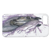 Lila Mane Case-Mate iPhone Hülle (Rückseite (Horizontal))