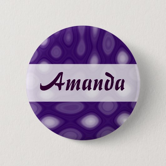 Lila Manie - Name Button (Vorderseite)