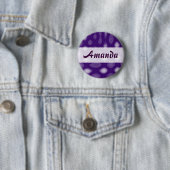 Lila Manie - Name Button (Beispiel)