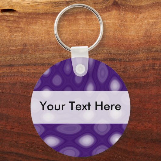 Lila Manie Schlüsselanhänger (Vorderseite)