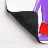 Lila Mann in Red Underwear Mousepad (Ecke)