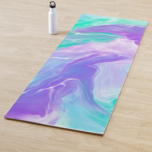 Lila Marble-Abstraktes Digitalbild Yogamatte (Beispiel)
