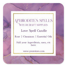 Lila, marbleisiertes Hexenwerk