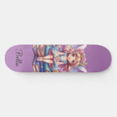 lila Märchenmagie Skateboard (Horizontal)