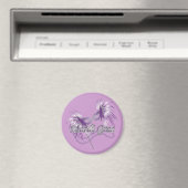 Lila Mardi Gras Mask Magnet (In Situ (Geschirrspüler))