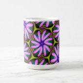 Lila Marguerite-Muster Kaffeetasse (Mittel)