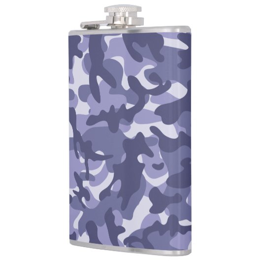 Lila Marine Camouflage Flachmann (Links)
