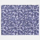 Lila Marine Camouflage Fleecedecke (Vorderseite (Horizontal))