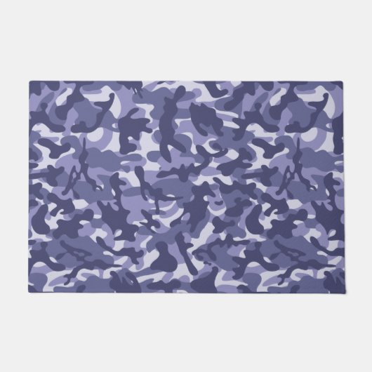 Lila Marine Camouflage Fußmatte (Vorderseite)