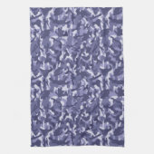 Lila Marine Camouflage Geschirrtuch (Vertikal)