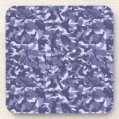 Lila Marine Camouflage Getränkeuntersetzer (Vorderseite)