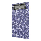 Lila Marine Camouflage Mini Klemmbrett (Gewinkelt2)