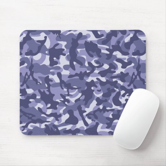 Lila Marine Camouflage Mousepad (Mit Mouse)