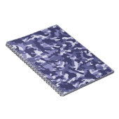 Lila Marine Camouflage Notizblock (Rechte Seite)