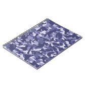 Lila Marine Camouflage Notizblock (Linke Seite)