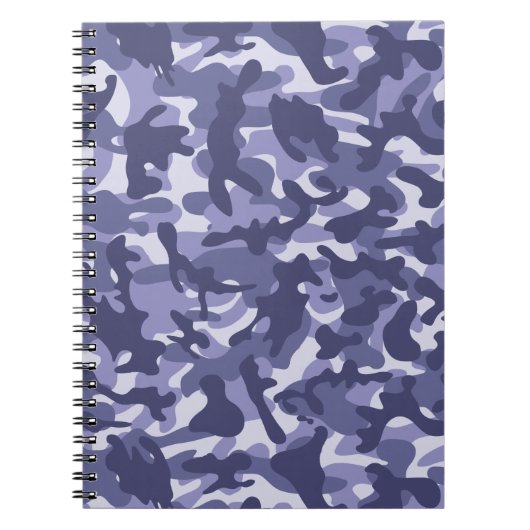 Lila Marine Camouflage Notizblock (Vorderseite)