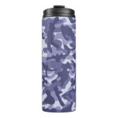 Lila Marine Camouflage Thermosbecher (Vorderseite)
