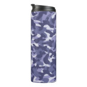 Lila Marine Camouflage Thermosbecher (Nach rechts gedreht)