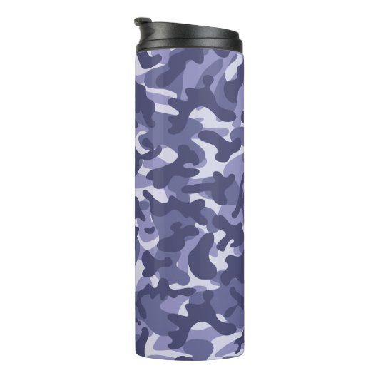Lila Marine Camouflage Thermosbecher (Nach rechts gedreht)