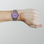 Lila Markenbezeichnung für Männer Armbanduhr<br><div class="desc">Ihr Firmenlogo auf lila Hintergrund auf Männeruhr. Zubehör, das Sie in Ihre Werbeprodukte, Geschenke oder Geschenke an Ihre Kunden oder Kunden, um Ihr Geschäft zu werben oder Ihre Marke zu fördern. Anpassbare Uhr, mit der Sie Ihr Firmenlogo für Markenbewusstsein einsetzen können. Bitte Karo nach dem Hochladen Ihres Firmenlogos. Wenn Ihnen...</div>