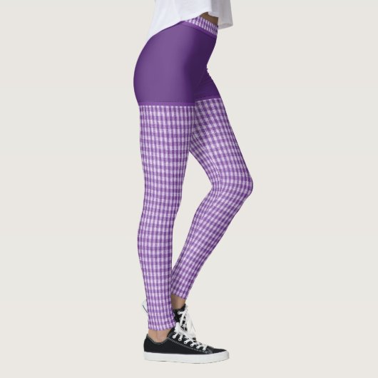 Lila Markiergewebe - Erste Personalisiert Leggings (Rechts)