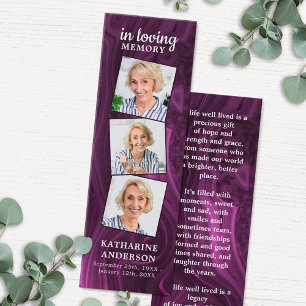 Lila Marmor 3 Foto Gedicht Beerdigung Gebet Leseze