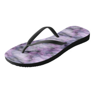Lila Marmor Abstrakt Badesandalen
