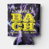 Lila Marmor Eleganter Junggeselinnen-Abschied kund Dosenkühler (Vorderseite)