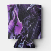 Lila Marmor Eleganter Junggeselinnen-Abschied kund Dosenkühler (Rückseite)