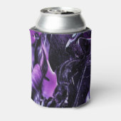 Lila Marmor Eleganter Junggeselinnen-Abschied kund Dosenkühler (Kanne Rückseite)