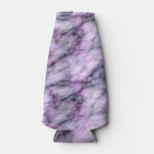 Lila Marmor Flaschenkühler (Vorderseite)