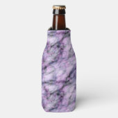 Lila Marmor Flaschenkühler (Flaschenvorderseite)