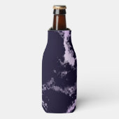 Lila Marmor Flaschenkühler (Flaschenvorderseite)