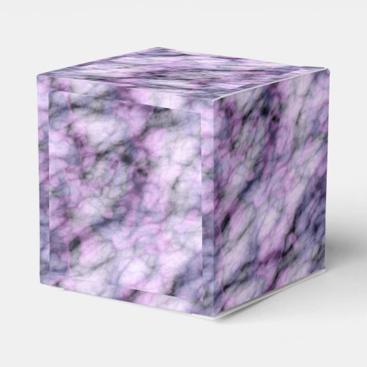 Lila Marmor Geschenkschachtel (Rückseite)