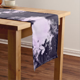 Lila Marmor Großer Tischläufer