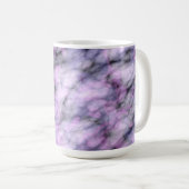 Lila Marmor Kaffeetasse (VorderseiteRechts)