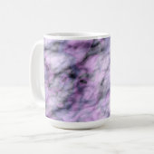 Lila Marmor Kaffeetasse (Vorderseite Links)