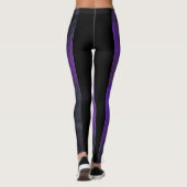 Lila Marmor Leggings (Rückseite)