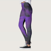 Lila Marmor Leggings (Links)