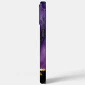 Lila Marmor mit aufwändiger Einwaschung Case-Mate iPhone Hülle (Rückseite / Links)